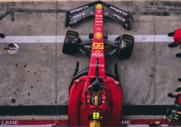 Carro da Ferrari equipe de Fred Vasseur