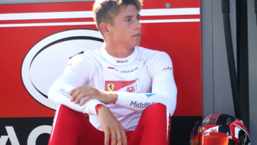 Arthur Leclerc, irmão de Charles Leclerc, pela Academia da Ferrari