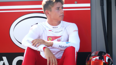 Arthur Leclerc, irmão de Charles Leclerc, pela Academia da Ferrari