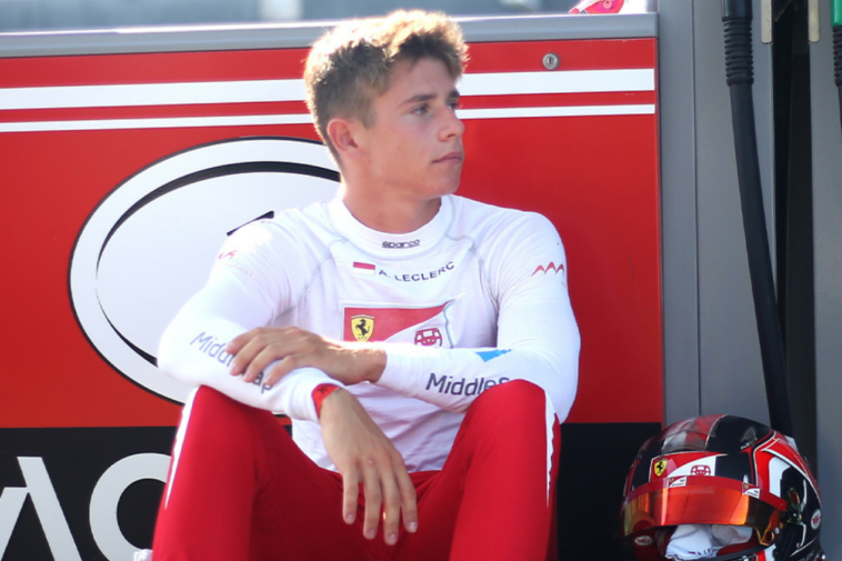 Arthur Leclerc, irmão de Charles Leclerc, pela Academia da Ferrari