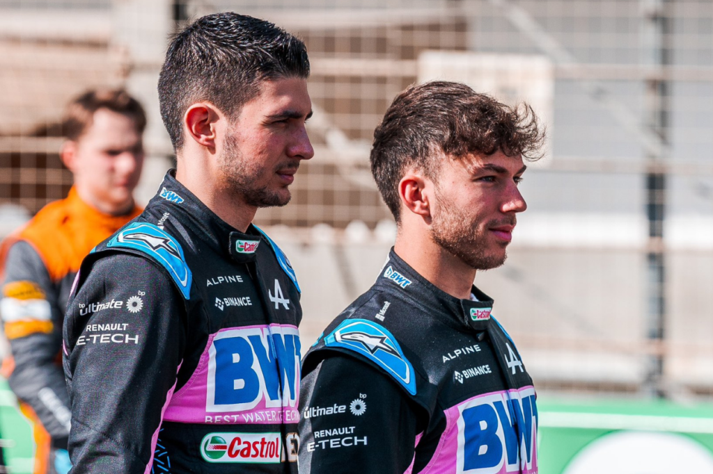 Esteban Ocon e Pierre Gasly, Alpine, Fórmula 1