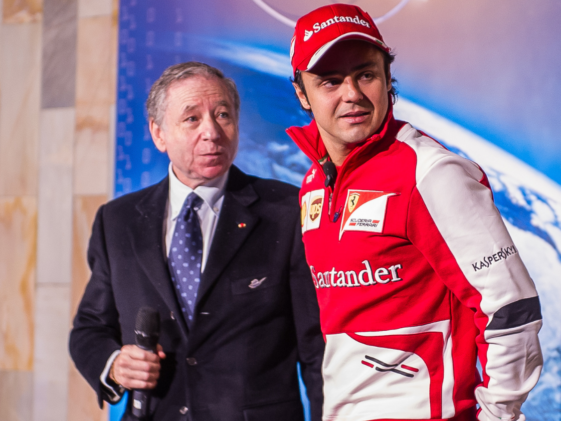Felipe Massa e Jean Todt, Ferrari, Fórmula 1