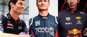 Pilotos da Red Bull pela Fórmula 1