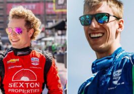 Santino Ferrucci e Sting Ray Robb são os dois pilotos da AJ Foyt