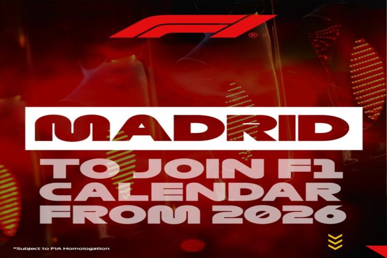 GP de Madrid vai entrar no calendário da Fórmula 1 a partir de 2026