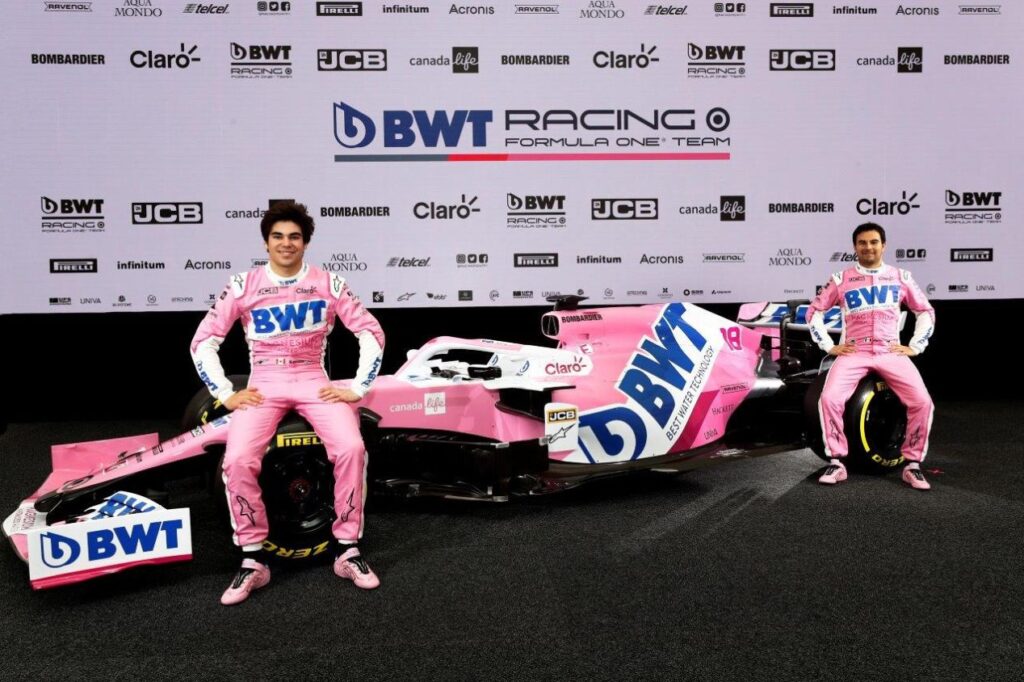 Lance Stroll e Sergio Pérez na Racing Point