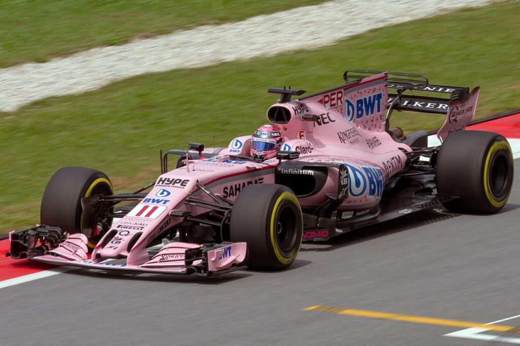 VJM10, da Force India, na Fórmula 1 2017.