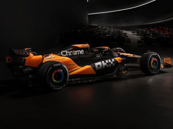 Nova pintura da McLaren na Fórmula 1 2024