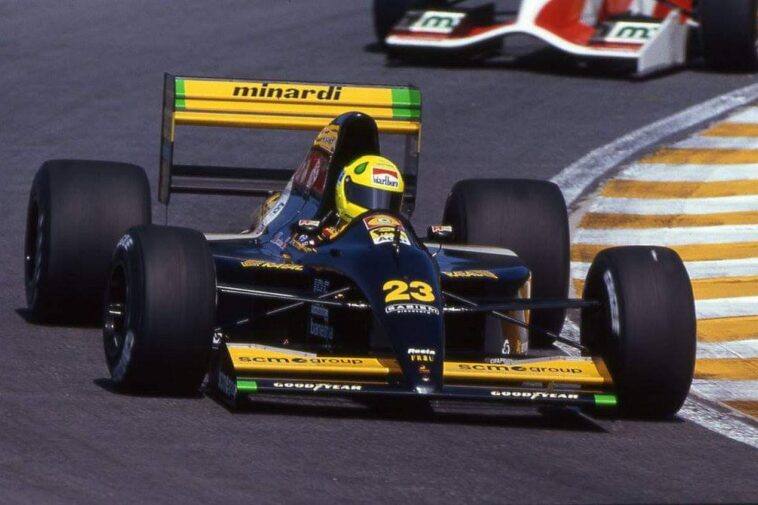 A Minardi de Christian Fittipaldi em 1992 e 1993