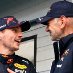 Max Verstappen e Adrian Newey da Red Bull Racing