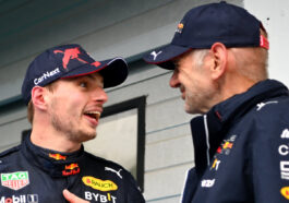 Max Verstappen e Adrian Newey da Red Bull Racing