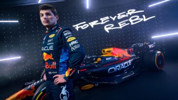 Max Verstappen e o carro da Red Bull na Fórmula 1