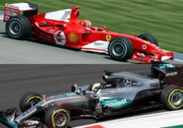 Ferrari F2004 e Mercedes W07, Fórmula 1