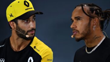 Daniel Ricciardo e Lewis Hamilton, Fórmula 1