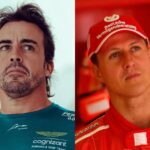 Fernando Alonso e Michael Schumacher pela Fórmula 1