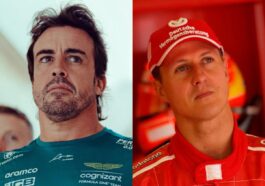 Fernando Alonso e Michael Schumacher pela Fórmula 1