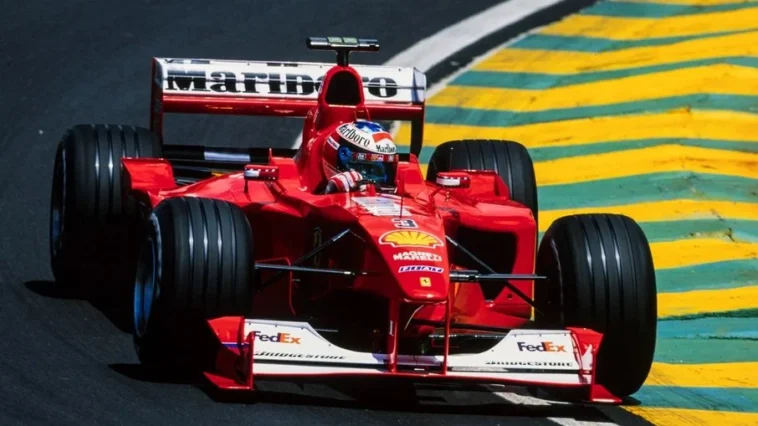 A mítica Ferrari de Michael Schumacher