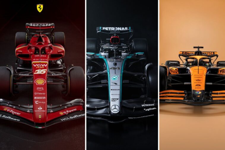 Ferrari, Mercedes e McLaren: Fórmula 1 novos carros