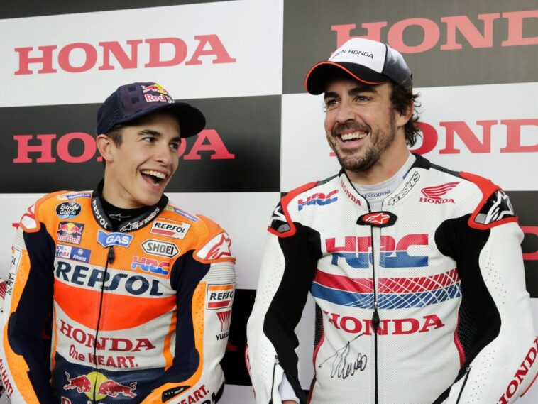 Marc Márquez e Fernando Alonso