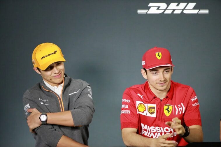 Lando Norris e Charles Leclerc