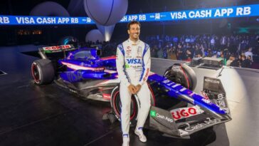 Daniel Ricciardo, piloto da Visa RB na Fórmula 1