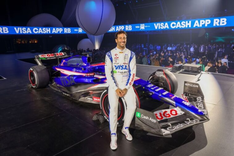 Daniel Ricciardo, piloto da Visa RB na Fórmula 1