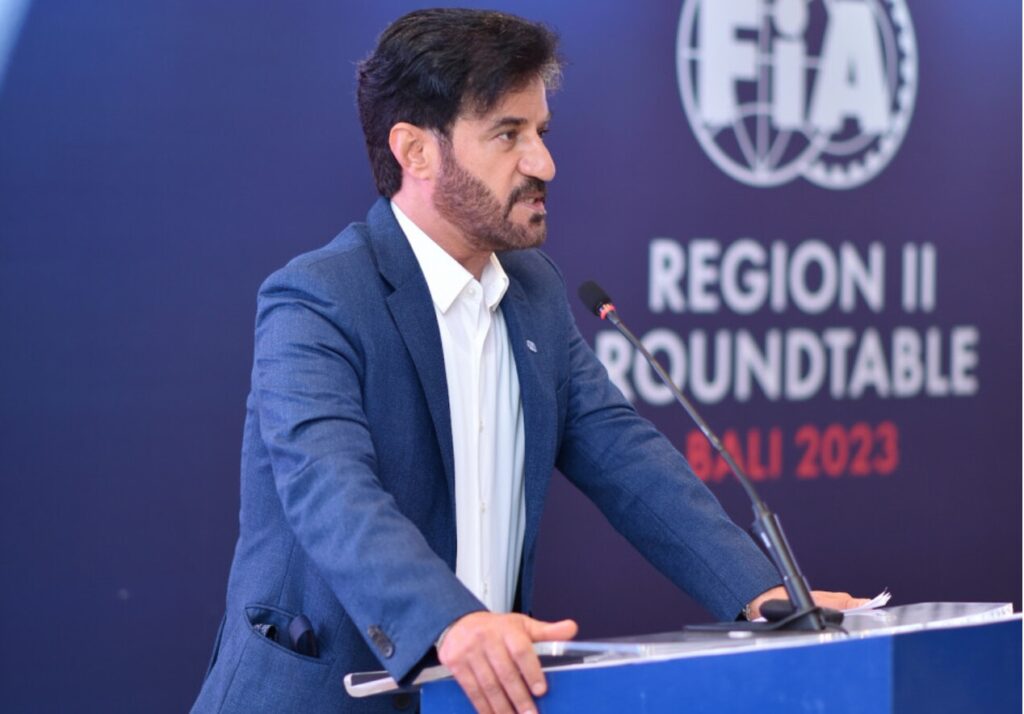 Ben Sulayem, presidente da FIA, Fórmula 1