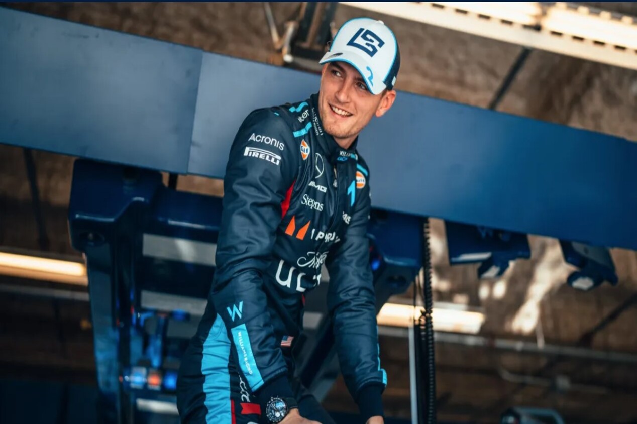 Logan Sargeant, piloto da Williams na Fórmula 1