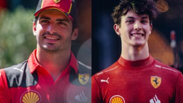 Carlos Sainz e Oliver Bearman