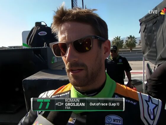 Romain Grosjean, piloto franco-suíço da Fórmula Indy