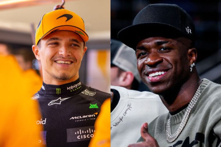 Lando Norris, Fórmula 1, Vinicius Junior, futebol