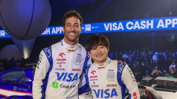 Yuki Tsunoda e Daniel Ricciardo, Fórmula 1