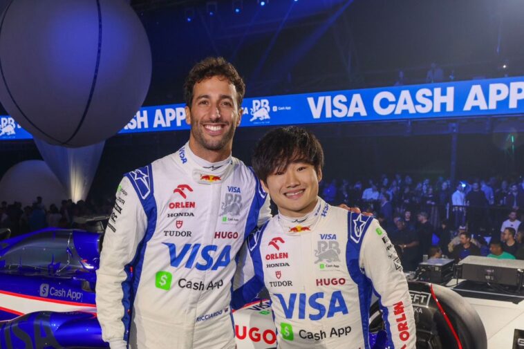 Yuki Tsunoda e Daniel Ricciardo, Fórmula 1