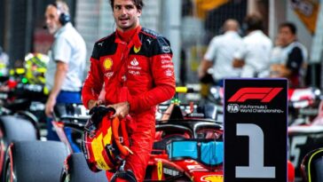 Carlos Sainz, piloto da Ferrari