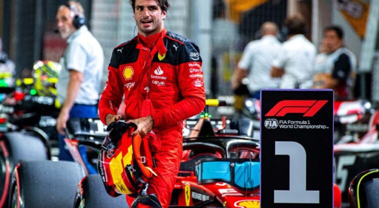 Carlos Sainz, piloto da Ferrari