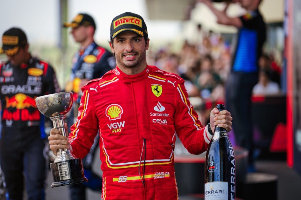 Carlos Sainz, piloto da Ferrari