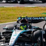 Carro da Mercedes durante o GP do Japão