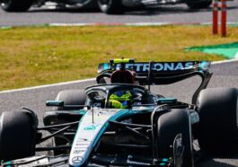 Carro da Mercedes durante o GP do Japão