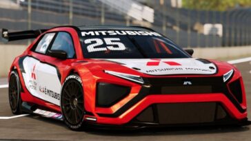 Carro da Mitsubishi, montadora que irá voltar a Stock Car em 2025