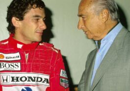Ayrton Senna e Juan Manuel Fangio