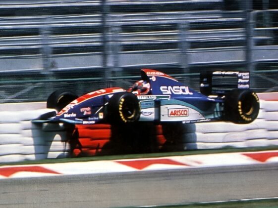 Rubens Barrichello, no momento do acidente em Ímola