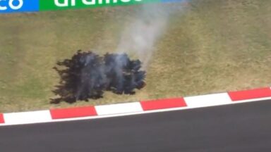 Incêndio, GP da China, Fórmula 1