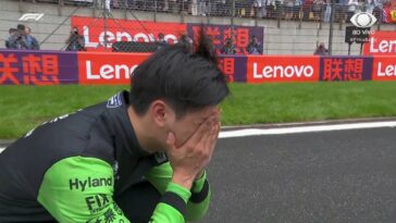 Guanyu Zhou, após o encerramento do GP da China