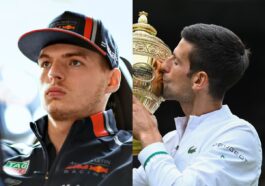 Max Verstappen e Novak Djokovic