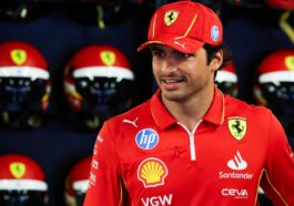 Carlos Sainz, da Ferrari, se prepara para o GP de Mônaco.