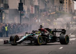 Lewis Hamilton, da Mercedes