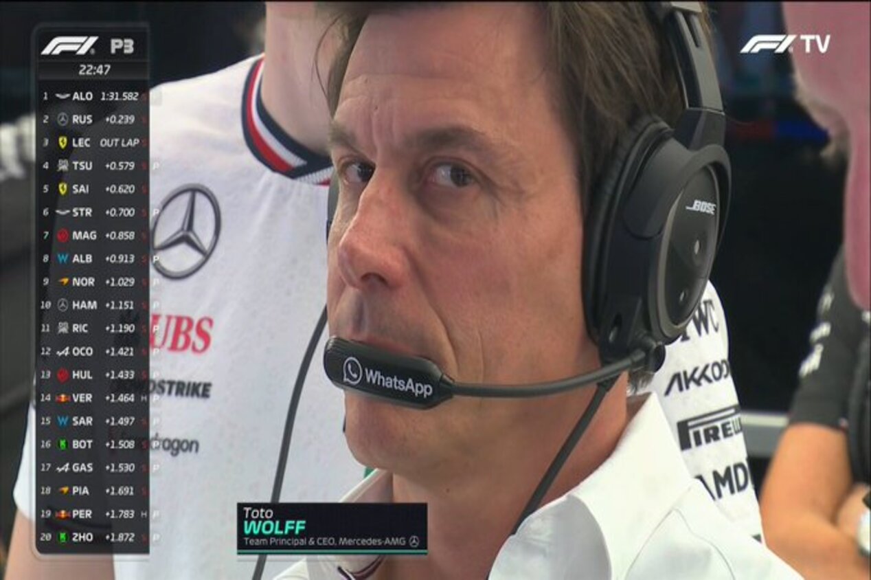 Toto Wolff compara Mercedes com rivais na Fórmula 1 e se decepciona