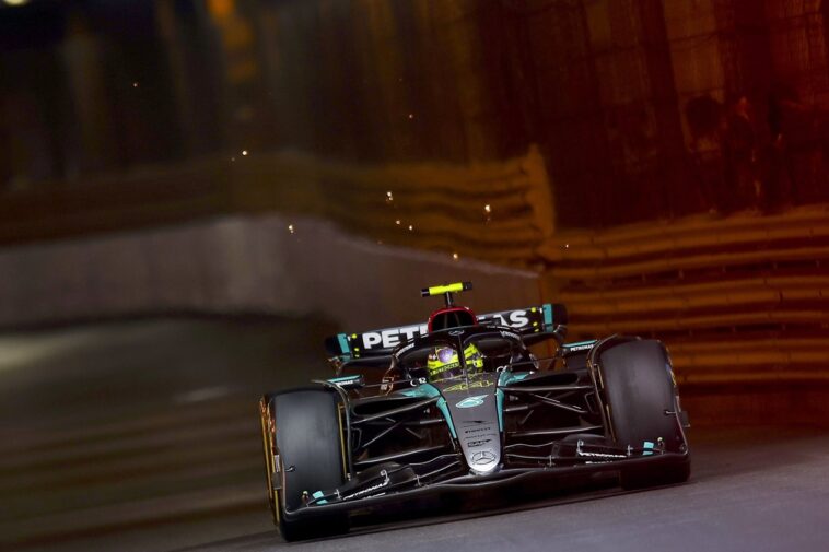 Lewis Hamilton, da Mercedes