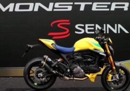 Moto da Ducati em homenagem a Senna