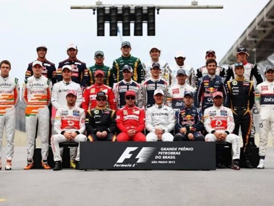 Grid da Fórmula 1 em 2012